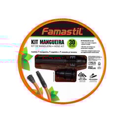 Mangueira Trançada Famastil 30M - Laranja Para Jardins - 30 Metros