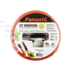 Mangueira Trançada Famastil Laranja 20M Para Jardim - 20 Metros