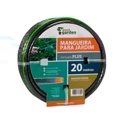 Mangueira Trançada Plus West Garden 20M Com Esguicho Para Jardim - 20 Metros