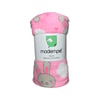 Manta Modernpet Microfibra Coelhinho Rosa Para Cães - 1 Unidade - Tamanho M