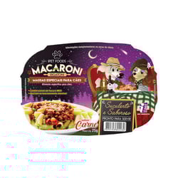 Massas Especiais Ipet Macaroni Rigatoni Para Cães - 25G