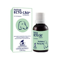 Medicamento Homeopático Arenales Fator Ecto Para Cães - 1 Unidade
