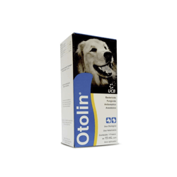 Medicamento Otológico Otolin Ucb Vet Para Cães E Gatos - 15Ml