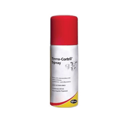 Medicamento Terra Cortril Spray 125Ml Para Cachorros