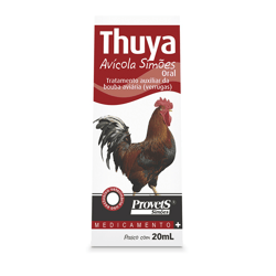 Medicamento Thuya Provets Para Aves - 20Ml