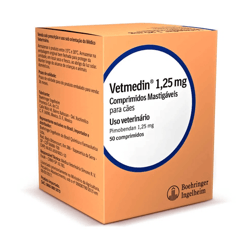 Medicamento Vetmedin Boehringer Ingelheim Para Cães - 1,25 Miligramas