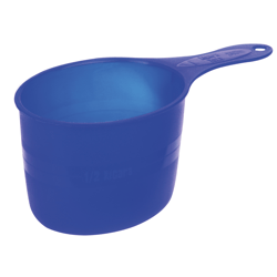 Medidor De Ração Sanremo Azul 240Ml
