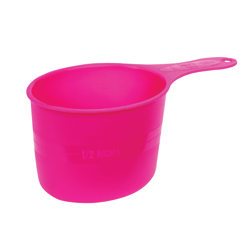 Medidor De Ração Sanremo Rosa 240Ml - 1 Unidade