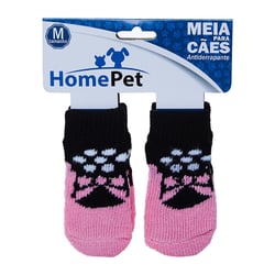 Meia Sapato Homepet Rosa Para Cães Pequenos - 1 Unidade