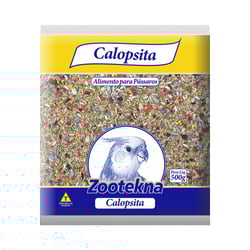 Mistura Balanceada De Sementes Zootekna Para Calopsitas E Agapornis - 500G