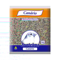 Mistura Balanceada Sementes Canário Zootekna 500G - 1 Unidade
