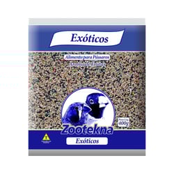 Mistura De Sementes Zootekna Para Pássaros Exóticos - 500G
