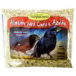 Mistura Nutritiva Nutripássaros Curió E Azulão - 500G