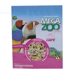 Mistura Para Pássaros Exóticos Megazoo 350G - 1 Unidade