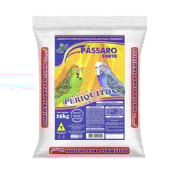Mistura Para Periquitos Pássaro Forte 25Kg