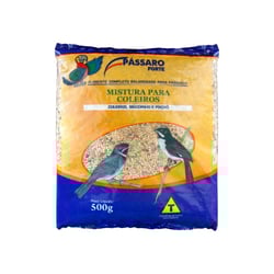Mistura Pássaro Forte 500G Para Coleiros