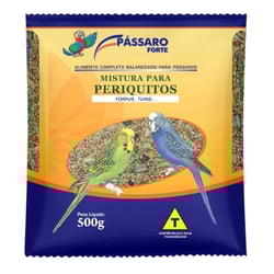 Mistura Pássaro Forte 500G Para Periquitos