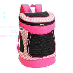 Mochila Transporte Saks Tela Frontal Rosa - 1 Unidade
