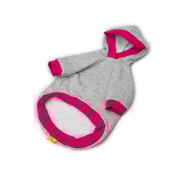 Moletom Cansei De Ser Gato Cinza E Rosa - 1 Unidade - Tamanho P