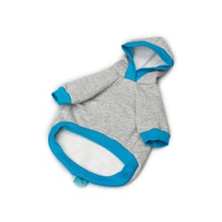 Moletom Cinza Azul Cansei De Ser Gato Para Cachorros - Tamanho GG
