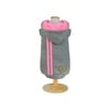 Moletom Listra Neon Rosa Tamanho P Para Cachorros