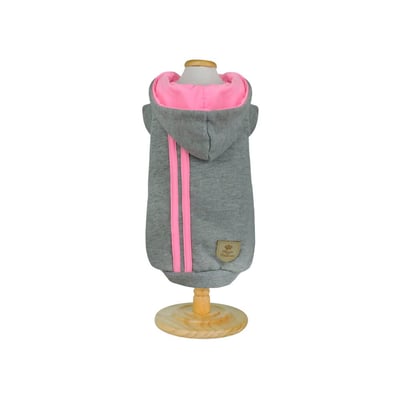 Moletom Para Cachorro Listra Neon Rosa - 1 Unidade - Tamanho GG