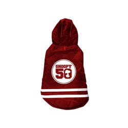 Moletom Snoopy Zooz Pets Para Cães Vermelho - Tamanho P