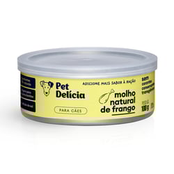 Molho Natural Pet Delícia Frango Para Cães - 100G