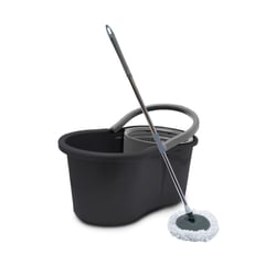 Mop Giratório Útil Pop Preto - Casa E Jardim