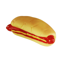 Brinquedo Mordedor Cachorro Quente W. Pet - 1 Unidade Para Cachorros