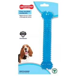 Mordedor Dental Odontopet Azul Para Cães Até 22Kg - 1 Unidade