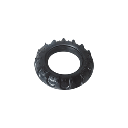 Brinquedo Mordedor Pneu Off Road Furacão Pet Preto Médio - 1Un. Para Cachorros