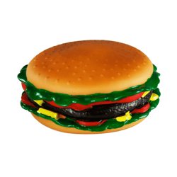 Brinquedo Mordedor Hamburguer W. Pet - 1 Unidade Para Cachorros