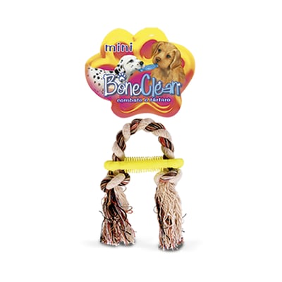 Mordedor Higiênico Bone Clean Mini Plus Para Cachorros - 1 Unidade