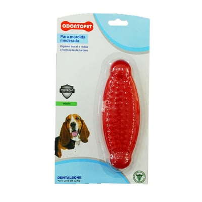 Mordedor Massageador Odontopet Dentalbone Para Cães Até 22Kg - 1 Unidade