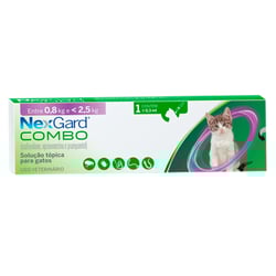 Nexgard Combo Antipulgas Para Gatos Até 2,5Kg - 1 Tubo - 1 Unidade