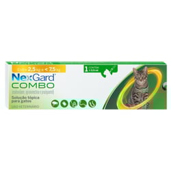 Nexgard Combo Antipulgas Para Gatos De 2,5 A 7,5Kg - 1 Tubo - 1 Unidade