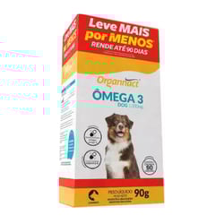 Ômega 3 Dog 1000Mg - 90 Cápsulas - 1000 Miligramas
