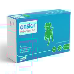Onsior Anti-Inflamatório Para Cães 10 A 20Kg - 7 Comprimidos