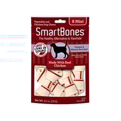 Ossinhos Smartbones Chicken Mini Para Cães - 8 Unidades - 127 Gramas