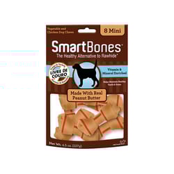 Ossinhos Smartbones Sabor Peanut Butter Para Cães - 8 Unidades - 127 Gramas