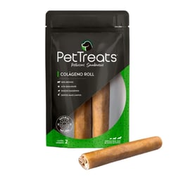 Osso Colageno Roll Pele De Boi 2 Unidades