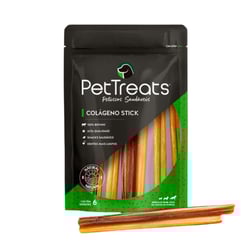 Osso Colageno Stick Pele De Boi 6 Unidades