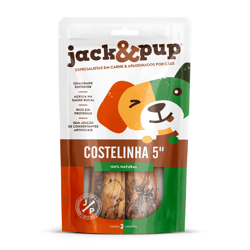 Osso Com Costelinha Jack&Pup Para Cães - 2 Unidades