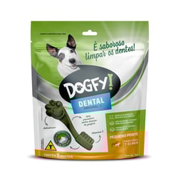 Osso Cuidado Oral Dogfy Para Cães De Pequeno Porte - 75 Gramas