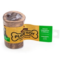 Osso Defumado Puretoy Bovino Para Cães De Porte Pequeno E Médio - 1 Unidade