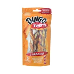 Osso Dingo Triple Flavor Twister Para Cães - 1 Unidade