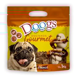 Osso Gourmet De Frango Doogs Para Cães Grandes - 1Kg