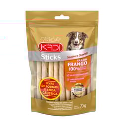 Osso Kadi Sticks Sabor Frango Para Cães - 1 Unidade