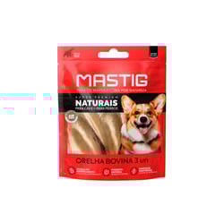 Osso Mastig Super Premium Orelha Bovina Para Cães - 3 Unidades